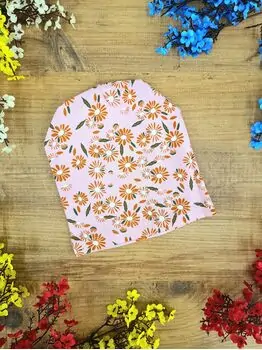 Bobix Baby Hats With Flower Print ახალშობილის ქუდი