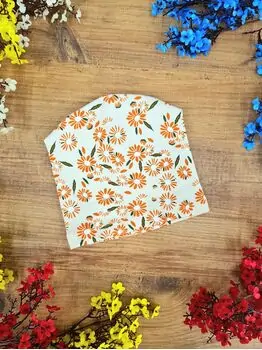 Bobix Baby Hats With Flower Print ახალშობილის ქუდი