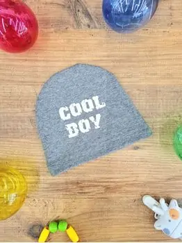 Bobix Baby Hats Cool Boy Grey ახალშობილის ქუდი