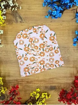 Bobix Baby Hats With Flower Print ახალშობილის ქუდი