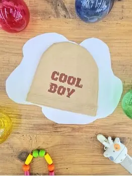 Bobix Baby Hats Cool Boy Beige ახალშობილის ქუდი