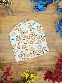 Bobix Baby Hats With Flower Print ახალშობილის ქუდი
