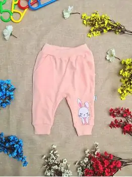 Bobix Baby Sleepy Bunny 4923 Peach ჩვილის შარვალი
