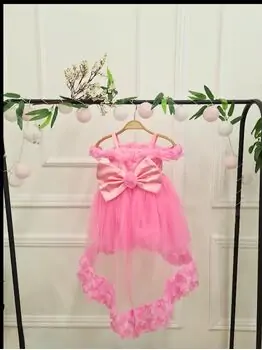 Baby Princess Dress Pink Rose - საბავშვო კაბა, 4 image