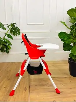 Baby Hope Royal Feeding Chair Red საკვები სკამ-მაგიდა, 2 image