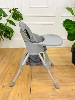 Baby Hope Royal Feeding Chair Plus Grey საკვები სკამ-მაგიდა, 2 image