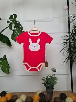 Summer Rabbit Bodysuit ჩვილის ბოდე