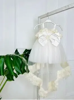 Baby Princess Dress White Rose - საბავშვო კაბა, 2 image