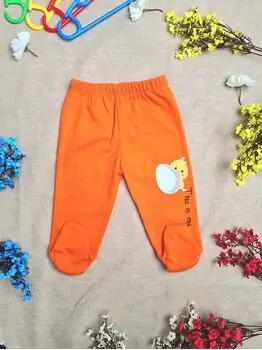 MİNİWORLD 16170 Yellow Chicken, Orange ახალშობილის შარვალი