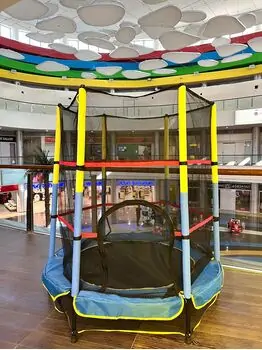 METAL &PLASTIC TRAMPOLINE 140cm - ბატუტი