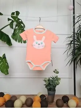 Summer Rabbit Bodysuit ჩვილის ბოდე