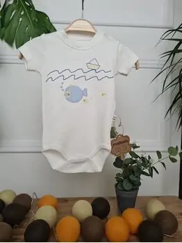 Fish In The Sea Bodysuit ჩვილის ბოდე