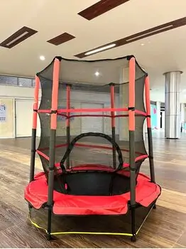 METAL & PLASTIC TRAMPOLINE 140cm ბატუტი