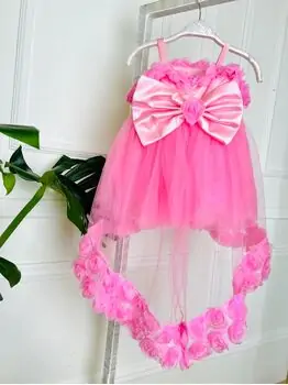 Baby Princess Dress Pink Rose - საბავშვო კაბა, 2 image