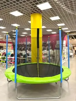 METAL & PLASTIC TRAMPOLINE 244 cm 8FT ბატუტი