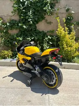 Kids Moto Yellow - ელექტრო მოტოციკლი, 3 image