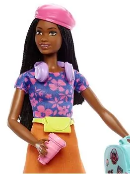 Barbie Brooklyn Travel Doll And Accessories  HGX55 - ბარბის თოჯინა, 4 image