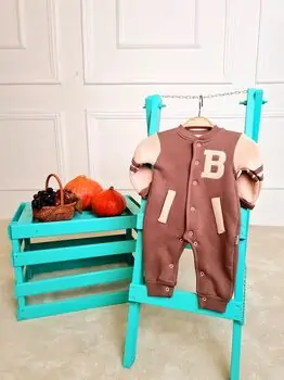 Baby Warm Romper Brown რომპერი
