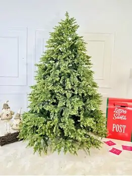 Christmas Tree With Lights  - საახალწლო ნაძვის ხე შერეული სილიკონის წიწვებით და განათებით 240 CM (OT2335), 8 image