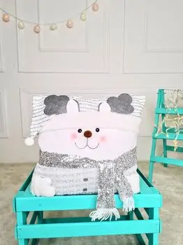 Santa Claus Pillow - საახალწლო დეკორაციული ბალიში