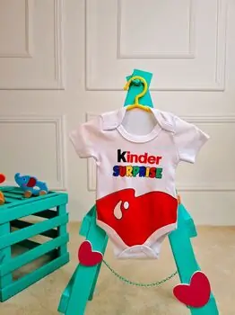 Bebio Bodysuit Kinder Surprise - ჩვილის ბოდე