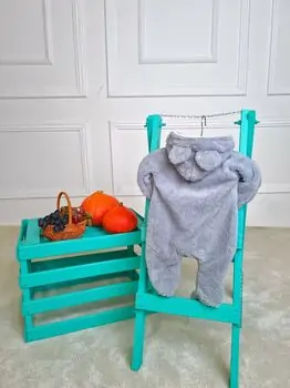 Baby Romper Fluffy Bear Blue რომპერი, 2 image