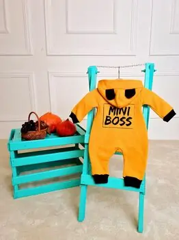 Mini Boss Romper Orange რომპერი, 2 image