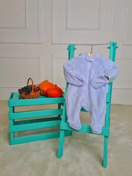 Baby Romper Fluffy Bear Light Blue რომპერი