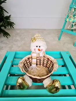 New Year Decorations - Candy Basket საახალწლო დეკორატიული კალათა