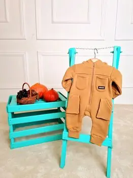 Colorful Baby Romper Light Brown რომპერი