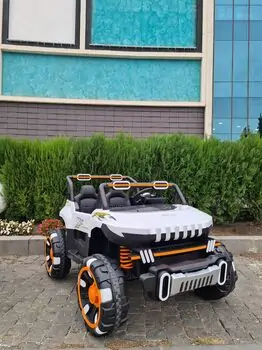 Off Road Jeep 4x4 White - ელექტრო მანქანა