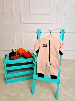 Mini Boss Romper Light Pink რომპერი