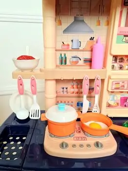 Dream Kitchen With Accessories Blue  -  ფუნქციური სათამაშო სამზარეულო, 2 image
