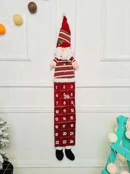 Christmas Stocking New Year Decorations Snowman And Santa Claus SH036 საახალწლო დეკორაციული წინდა