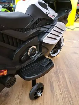 Three Wheels Electric Motorcycle White - ელექტრო მოტოციკლი, 3 image