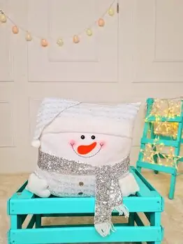 Santa Claus Pillow - საახალწლო დეკორაციული ბალიში