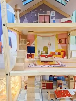 Moni Wooden House Nina EV17 - ხის სათამაშო სახლი, 2 image