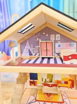 Moni Wooden House Nina EV17 - ხის სათამაშო სახლი, 4 image