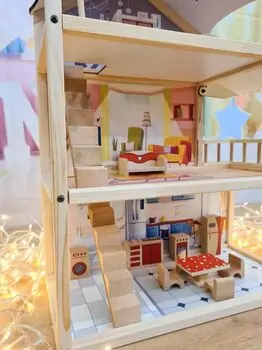 Moni Wooden House Nina EV17 - ხის სათამაშო სახლი, 3 image