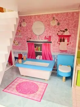 Moni Aria`s Doll House - თოჯინის ხის სამსართულიანი სახლი, 6 image