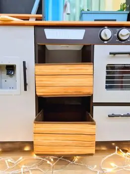 Moni Wooden kitchen Toskana - ხის სათამაშო სამზარეულო, 15 image