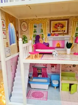 Moni Aria`s Doll House - თოჯინის ხის სამსართულიანი სახლი, 2 image