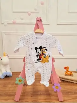 Baby Romper Mickey And Pluto საბავშვო რომპერი