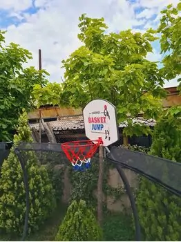 Metal & Plastic Trampoline 427cm 14FT - ბატუტი, 6 image
