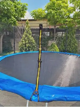 METAL & PLASTIC TRAMPOLINE 427cm  FT14  ბატუტი, 5 image