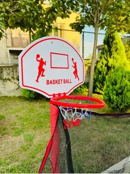 Metal & Plastic Trampoline 140cm 5FT Red  - ბატუტი, 3 image