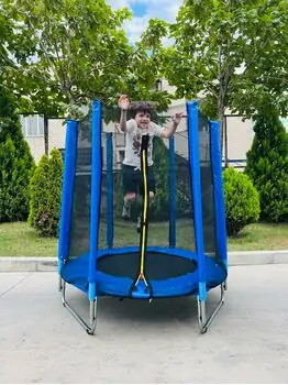 Metal & Plastic Trampoline 140cm 5FT - ბატუტი, 6 image