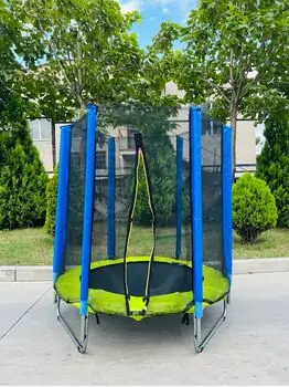 Metal & Plastic Trampoline 140cm 5FT Blue - ბატუტი, 4 image