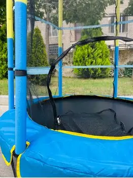 Metal & Plastic Trampoline 140cm 5FT Blue - ბატუტი, 2 image
