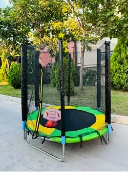 Metal & Plastic Trampoline 140cm 5FT - ბატუტი, 3 image